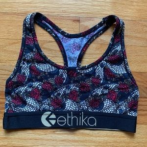 Ethika Scaly Rose Sports Bra- S